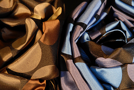 Seide Muster eingewoben